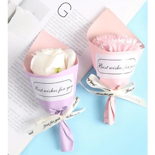 60%HOT1 Bouquet Mini Handmade Artificial Soap Flower Gift Party Props Home Ornament