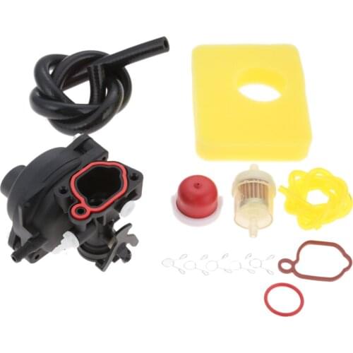 Carburetor Air Filter Kit For Briggs & Stratton 799583 Lawn Mower 09P602 9P602 500E Series 4-Cycle Vertical Engine