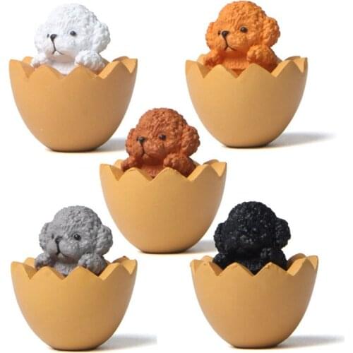 Creative Cute Eggshell Cat Ornaments Living Room Micro Landscape Desktop Decorations Lovely Gardening Ornaments Gift Accessories