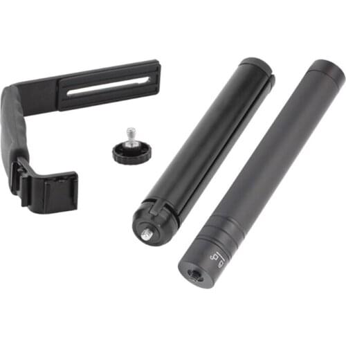 L Shaped Handle Holder for D JI OM 4 Osmo Mobile 3 2 Stabilizer Tripod Extension Rod LED Video Light Mount Microphone