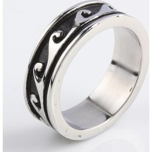 Size 6-13 Fashion Luxury Adjustable Open Stainless Steel For Women Men 's Rings