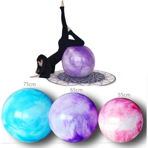 55 &65 /75cm Pilates Yoga Ball Fitness Balance Pvc Ball Gymnastic Pregnant Woman Delivery Exercise Fitness Midwifery Ball