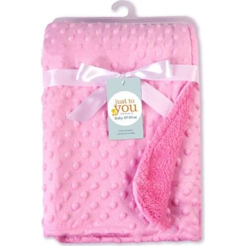 Soft Fleece Bubble Baby Blanket Nursery Bedding Newborn Cot Wrap Throw 40x30inch muslin baby blankets swaddle