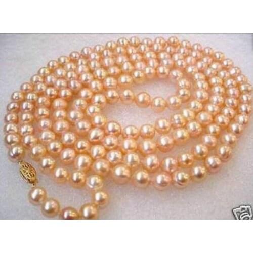 50" Charming 8-9 mm culture pink pearl necklace
