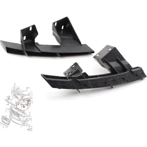 Front Left / Right / Pair Bumper Support Bracket Plastic Fit for Audi Q7 2007-2015 4L0807333A