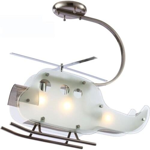 Kids Bedroom Glass Plane Ceiling Light New Modern Kids Bedroom Helicopter Lamp Ceiling Fixture Lamp Wholesale ceiling Light