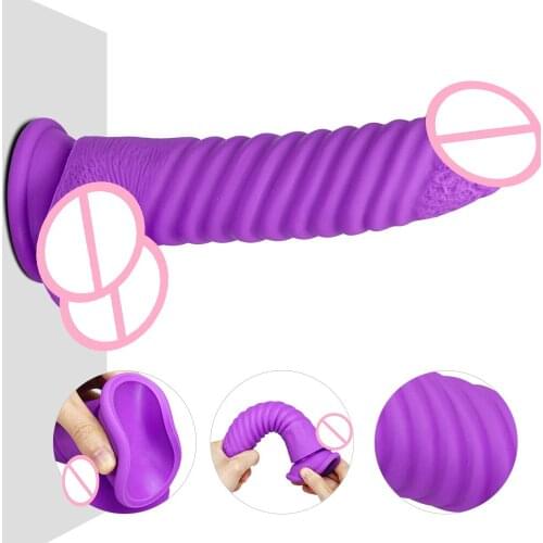 Dildo Realistic G spot Clitoris Stimulate Soft Penis Dildos with Suction Cup Anal Plug Huge Dick Sex Toys For Gay sextouse women