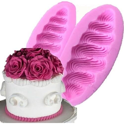 European Relief Icin Pace Dry Silicone Lace Mold Cake Border Decoration Fondant Cake Moulds Chocolate Clay Molds A1192