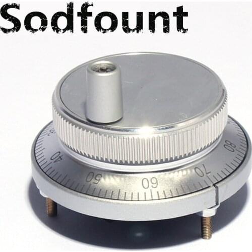 1 PC CNC 3D Printer Cnc pulser handwheel 5V 6pin pulse 100 Manual Pulse Generator hand wheel CNC machine 60mm rotary encoder