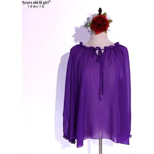 Chiffon Tribal Belly Dance Costume Top Bohemia Gypsy ModernHA04