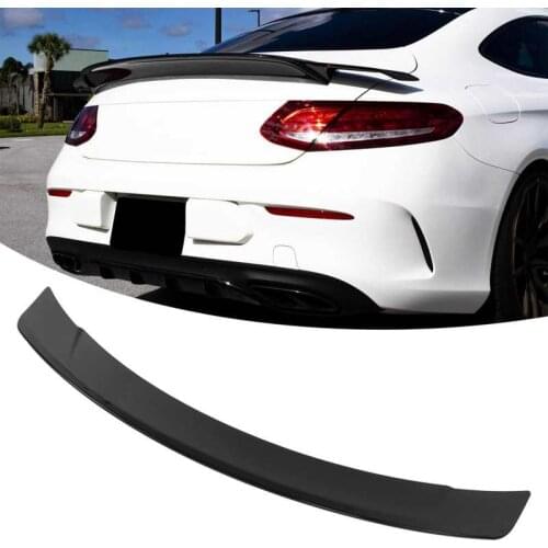 Trunk Lid Spoiler Wing Gloss Black for RENNtech Style Fit for Mercedes-Benz C-Class C205 Coupe A205 2015 2016 2017 2018-2021