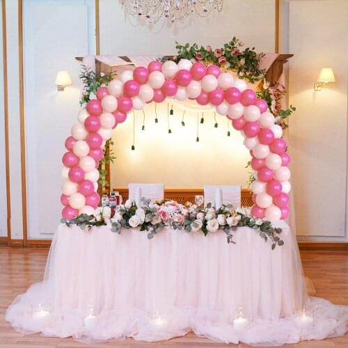 Wedding Balloon Arch Kit DIY Table Balloon Arch Set Adjustable Balloons Column Stand Party Supplies Birthday Wedding Party Decor
