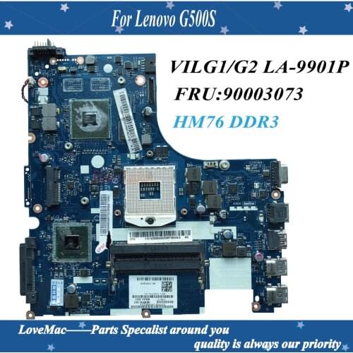 High quality FRU 90003073 VILG1/G2 LA-9901P for Lenovo G500S Laptop Motherboard 90003073 N14M-GE-B-A2 HM76 DDR3 100% tested