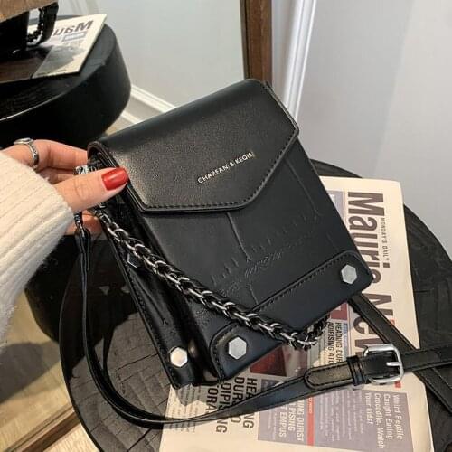 Crossbody Bag Women Handbag Shoulder Bag Female Purse Designer Women Bag Chain Fashion 2021 New PU Leather Stone Pattern Buckets