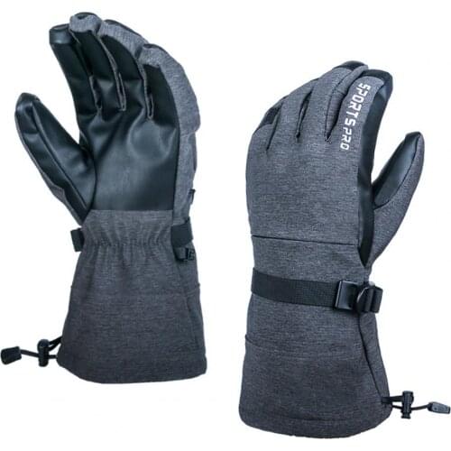 Winter Outdoor Unisex Thicken Warm Windproof Waterproof Touch Screen Ski Gloves Screen Ski Gloves