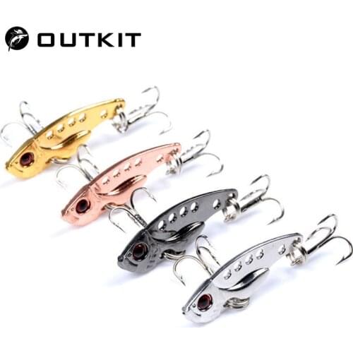 1Pcs/lot 3.5cm 3.8g Metal VIB Lures 3D Eyes Vivid Vibrations Spoon Lure Fishing Bait Bass Artificial Hard Bait Cicada Lure