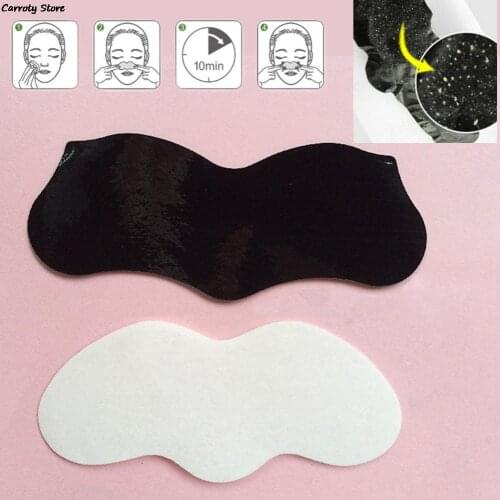 1pc Blackhead Remover Sticker Hydrating Pores Cleaning Bamboo Black Mask Sticker Charcoal Blackhead Remove Nose Mask Blackheads