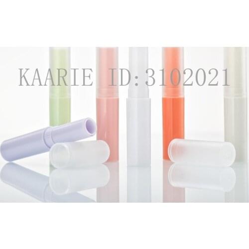 10/30/50/100pcs Empty Lipstick Tube Diy Lip Balm 4g Thin Frosted Cylindrical Lip Balm Tube Directly Filling Cosmetics Refillable