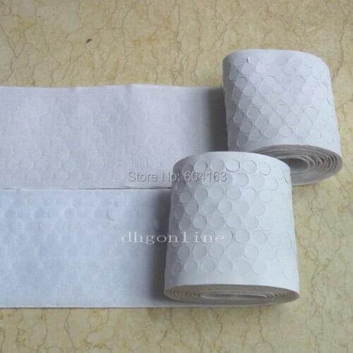 1000 PCS 5/8" 15mm Coin Self adhesive Dot White