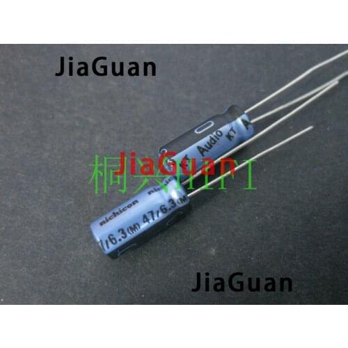 20pcs Genuine NICHICON KT 6.3V47UF 5X11MM Audio Electrolytic capacitor blue kt 47uF/6.3v hot sale 47UF 6.3V