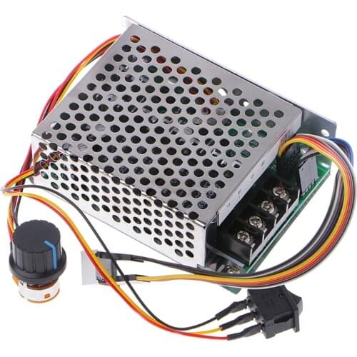 DC 10-55V 12V 24V 36V 60A PWM DC Motor Speed Controller CW CCW Reversible Switch