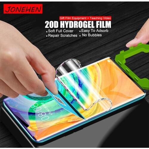 20D Hydrogel Film Full Cover For Huawei Mate 8 9 10 20 Lite 30 Pro Nova 5 5i Screen Protector Curved Protective Film No Glass