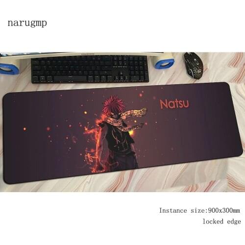 Fairy tail mouse pad gamer best seller 900x300x3mm notbook mouse mat gaming mousepad cheapest pad mouse PC desk padmouse mats