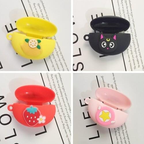 Cute Fruit Case For OPPO Enco X Case Cartoon Rainbow Funny Protective Earphone Cover For OPPO EncoX Case