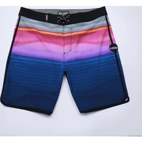 2021 New Elastic Swimwear High Quality Mens Quick Dry Breathable Phantom Beach Shorts Bermuda Men Board Shorts Surf Swim Trunks
