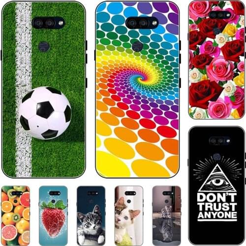 Soft TPU Cover For LG V40 V35 V30 Plus V20 Case For LG V60 V50 Cute Lovely Cartoon Soft Silicone Phone Coque Capa Bag