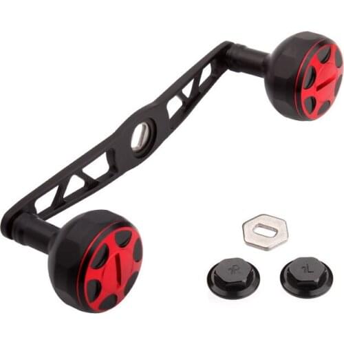 Ruke New Fishing Reel Handle Aluminium Alloy Handle For Baitcasting High Quality Hole Size 8*5/7*4mm Length 120mm