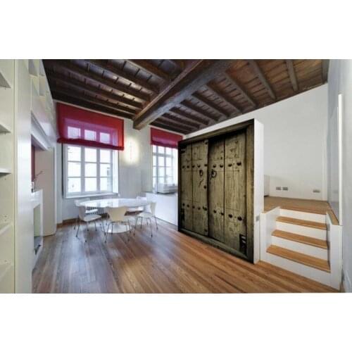 Wholesales Hot Custom Art Photo Wallpaper Vintage Gate Wall Decoration Poster Art Removable Wall Mural Wall Stickers