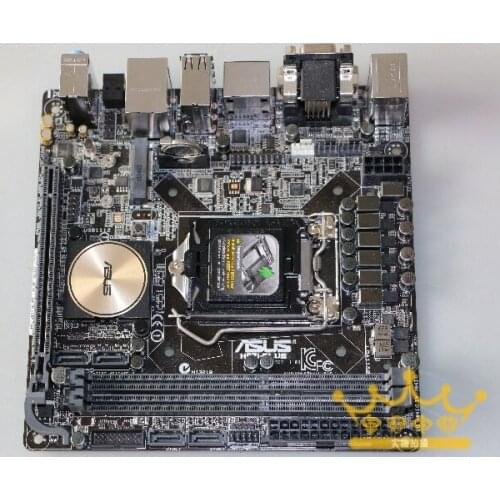 Original Motherboard for Asus H97I-PLUS LGA 1150 DDR3 for i7 i5 i3 16G UBS3.0 H97 Desktop motherboard