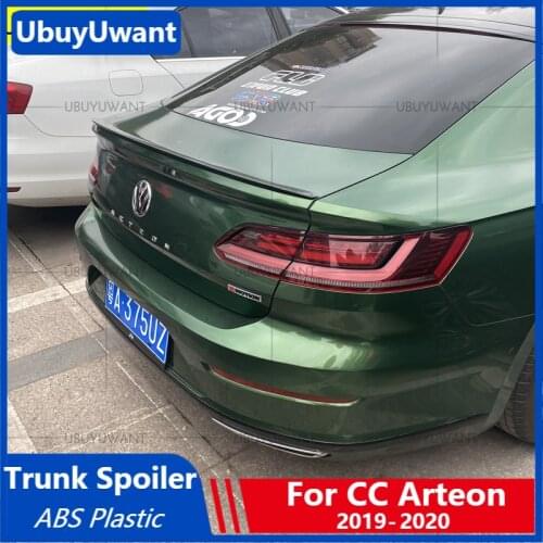 Fit for 2019 2020 New Volkswagen ARTEON CC Wing Spoiler ABS Plastic Exterior Car Tail Wing Decoration Rear Trunk Lip Spoiler