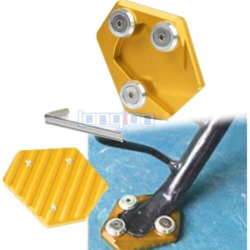 Motorcycle FOR HONDA GROM 125 MSX125 MSX 125 2014-2018 2015 2017 Pad Support Plate Enlarge Kickstand Foot Side Stand Extension