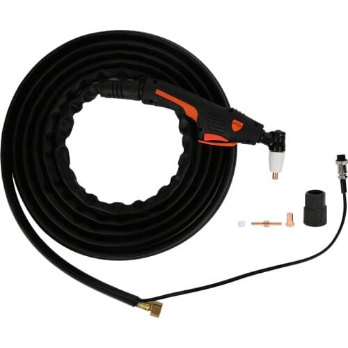 PT31-40A Plasma Torch Cutter Built-in Copper Electrode Nozzle Cutting Tool with 5 Meters Cable Plasma Welding Cutter