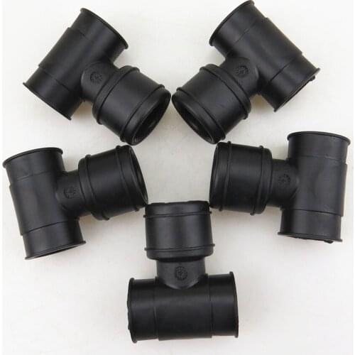 READXT 5X Car Crankcase Three-Way Breath Pipe Exhaust Hose For Passat B5 Golf JETTA 4 MK4 Polo A3 A4 B5 B6 B7 A6 C5 TT Seat Leon