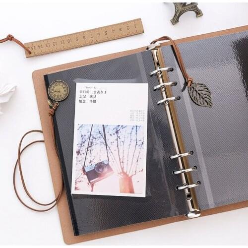 Retro PU DIY Photo Album Self Adhesive Instax Creative Handmade Gift Loose-Leaf Baby Memory Book Wedding Sticky Scrapbook