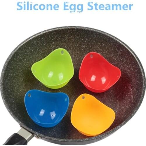 Silicone Egg Kitchen Cooking Tool 4PCS-16PCS Poacher Poaching Pods Pan Mould Accessories