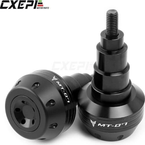 CNC Frame Sliders Crash Pad Falling Protector Guard For Yamaha MT07 MT 07 2015-2021 engine protection Sliders cover mt-07 logo