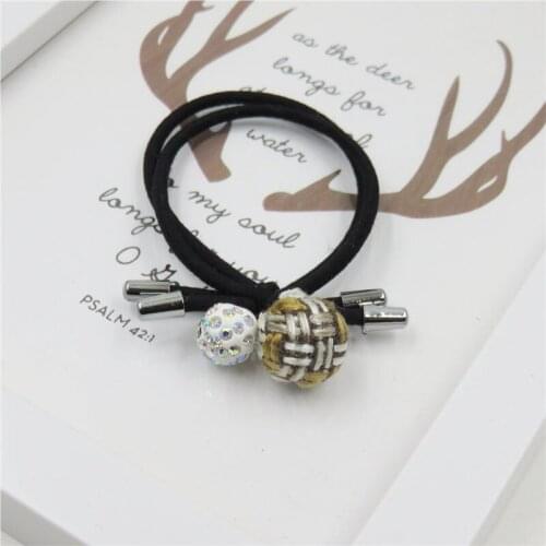 1PCS Fashion Twist Ball Knot Elastic Hair Bands Toys For Girls Handmade Bow Headband Scrunchy Kids Hair Accessories For Womens