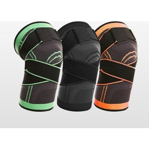 1PC Support Protector Kneepad Kneecap Knee pads Pressurized Elastic Brace belt Running Basketball Volleyball football