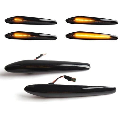 2PCS Dynamic Side Marker Turn Signal Lights For Alfa Romeo 159 typ 939 2005-2012 Sequential Blinker For Boera/ Spider