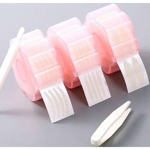 360Pcs/box Big Eyes Makeup Eyelid Sticker Double Eyelid Tape Fold Self Adhesive Stickers S/L Makeup Clear Beige Invisible Tool