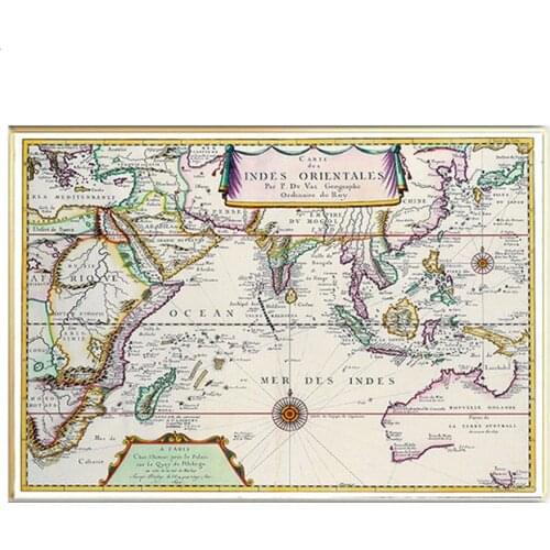 5D Diamond Embroidery Vintage World Map DIY Diamond Painting Cross Stitch Kits Diamond Embroidery Mosaic Craft Needlework_