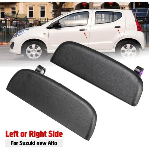Car Front Rear Outer Exterior Door Open Handle Outside Door Knob Left Right Black For Suzuki New Alto