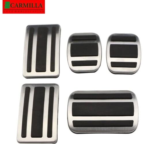 Carmilla Car Pedals for Citroen C5 Picasso 2013 2014 2015 2016 2017 2018 2019 Accessories AT MT Pedal Cover Stainless Steel