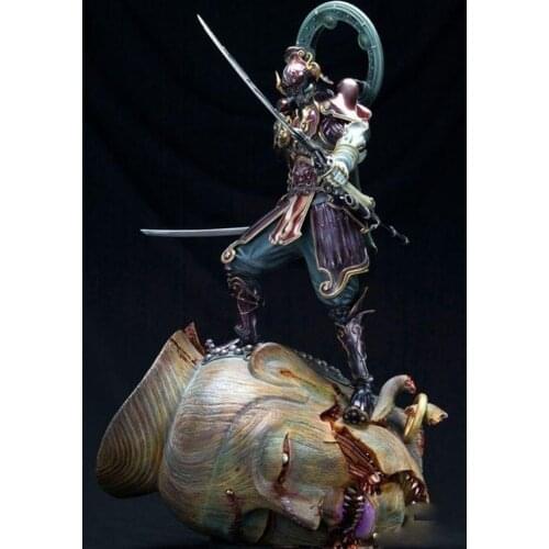 GK Handmade White Model Resiin Jiguang Killing Buddha Unpainted Kits Statue