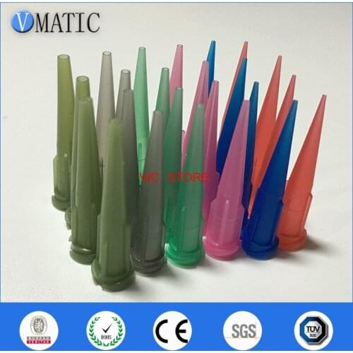 Free Shipping 60Pcs TT Blunt Glue Liquid Dispenser Dispensing Needle Plastic Tapered Tips