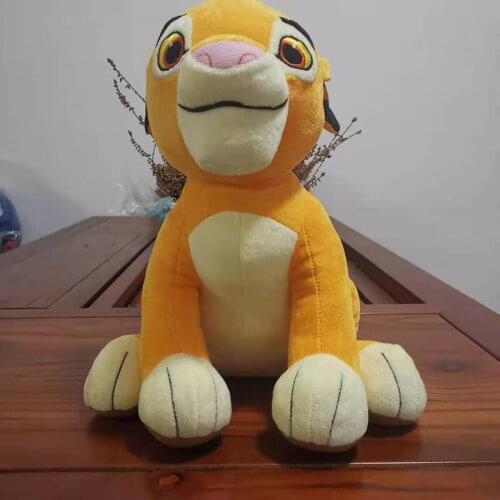 High Quality Disney Lion King Series Movie Simba Plush Toy Kawaii Lion Soft Stuffed Doll Kids Gift 30cm